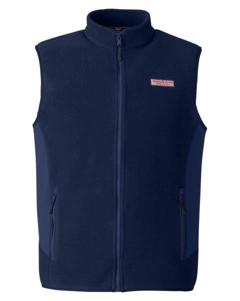 Vineyard vines men's fleece on sale vest